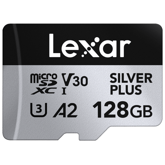 Lexar Professional 128GB SILVER PLUS microSDXC™ UHS-I Card