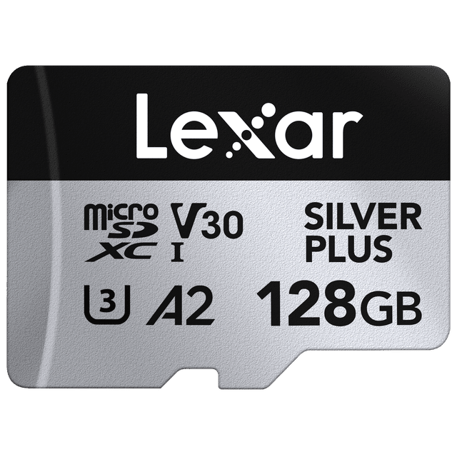 Lexar Professional 128GB SILVER PLUS microSDXC™ UHS-I Card