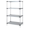 thumbnail image 1 of 4-Shelf Galvanized Steel Solid Shelving Unit, 24 x 30 x 54 in., 1 of 1