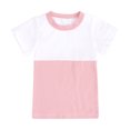 thumbnail image 3 of Plebaso Baby Girls Boys Two-Piece Sets Matching Color Round Neck Short-sleeved Blouse Shorts Infant Summer Clothes, 3 of 6