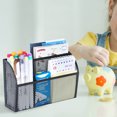 thumbnail image 3 of YAOMOBB Magnetic Storage Organizer Magnetic Stationery Storage Organizer Rack 3 Compartment Holder for Fridge or Whiteboard, 3 of 6
