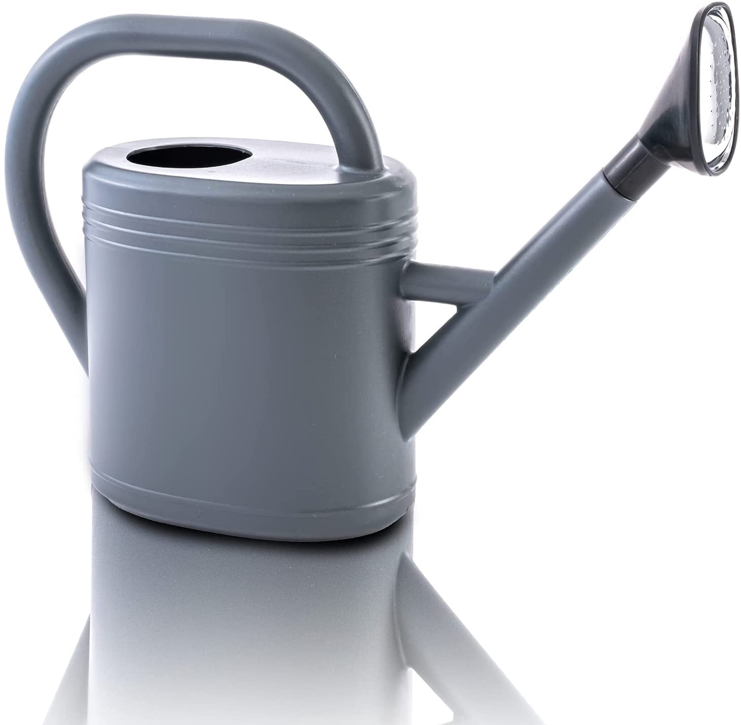 TAIWO Large Watering Can 3L Green Plastic with Detachable Sprinkler Head for Indoor and Outdoor Plants