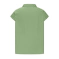 thumbnail image 3 of Birdeem Chemise Décontractée d'Été pour Femmes Mode Ample Bouton Coton Lin Col Montant, 3 of 6