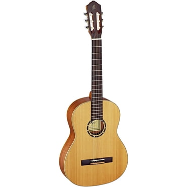 Ortega Guitars R131 Family Series Pro Nylon 6-String Guitar with Solid Cedar Top, Mahogany Body, Satin Finish