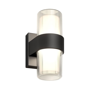 Artika Colton Matte Black Modern Outdoor Wall Light Fixture LED