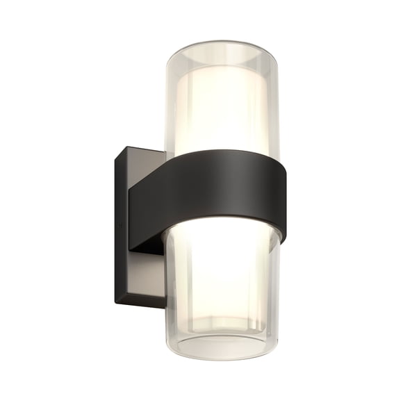 Artika Colton Matte Black Modern Outdoor Wall Light Fixture LED