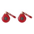 thumbnail image 3 of Decodeary Stylish PU Leather Key Cover for Motorcycle Boyfriend Black Red 2Set, 3 of 6