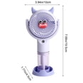 thumbnail image 2 of Portable Fan Rechargeable,Cute Fauna Spray Fan Mini Portable, Handheld Cartoon Fan with USB Rechargeable Desktop Hydration, 2 of 6