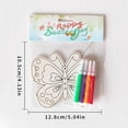 thumbnail image 2 of DIY Wooden Drawing Board Painting Coloring Craft Decoration, For Home Organization And Entryway, 2 of 4