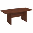 thumbnail image 1 of Pemberly Row Table de Conférence en Forme de Bateau 72W x 36D avec Base en Bois, Cerisier, 1 of 5