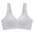 thumbnail image 1 of Women's Comfortable Adjustable Steel Ring V Neck T Shirt Bra, 1 of 6