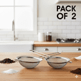 thumbnail image 5 of Verka Stainless Steel Tea Strainer (2 Pack), 5 of 5