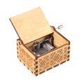 thumbnail image 1 of Amdohai Wood Music Box Mini Vintage Engraved Hand-Operated Musical Box Birthday Christmas Valentine's Day Exquisite Gift, 1 of 9
