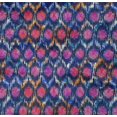 thumbnail image 4 of oneOone Tissu Popeline Sergé Coton Bio Chevron Ikat Décor Tissu Imprimé BTY 42 Pouces de Large, 4 of 4