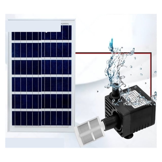 Aquarium Fountain Garden Solar Submersible Water Pump Rockery Circulation Outdoor Mini Courtyard Fish Pool Pump Filter ,High Efficiency