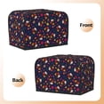 thumbnail image 3 of Toaster Cover 2 Slice Mushroom Dustproof Bread Maker Cover Fingerprint Bakeware Protection Wide Slot Toaster Bag Reusable Kitchen Small Appliance Cover TC278, 3 of 6