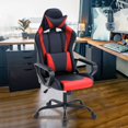 thumbnail image 1 of Video Gaming Chair, PU Leather Racing Chair, Ergonomic Office Chairs High Back Gamer Chair Computer Desk Chairs Lumbar Support with Arms Swivel Chair  for Adults(Red), 1 of 7