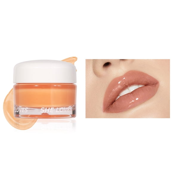 FcBaudy Blush for Cheeks, Rose Powder Blush Color Changing Blush Cream Lip Balm, Natural Nude Blush Blush, Protects And Reduces Humidity Loss Lip balm