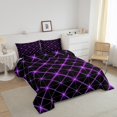 thumbnail image 3 of Erosebridal Futuristic Stripes Bedding Twin Comforter Set, Modern Abstract Down Comforter, Minimalism Room Decor, Breathable, 3 of 8