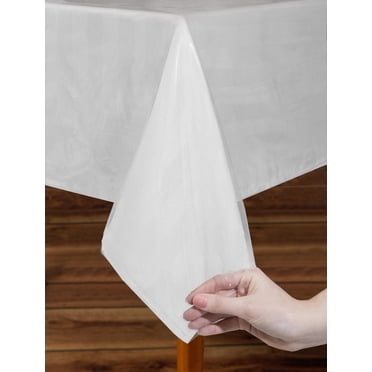 Mainstays Heavy Duty Waterproof Tablecloth Protector 60x102, Clear