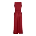 thumbnail image 3 of UPPADA Robe Grande Taille pour Invitées de Mariage pour Femmes à Manches Courtes Robe de Bal de Mariage de Fin d'Année Robe Formelle Robe Longueur au Sol Robe Cocktail de Mariage Robe Portefeuille Formelle Liquidation Ventes Aujourd'hui Offres, 3 of 5