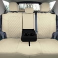 thumbnail image 3 of For 2021-2024 Ford Bronco Sport FH Group Neoprene Custom Fit Seat Covers Water Resistant Solid Beige - Rear Set, 3 of 9