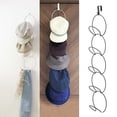 thumbnail image 4 of SIfdSeng Hat Rack Wig Rack on Door Baseball Cap Rack Wall Mounted Hanging Hat Wig Organizer for Closet Display Storage Rack for Tie Scarf Travel Organizer Kitchen Organizers, 4 of 4