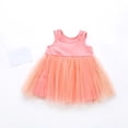 thumbnail image 1 of Économies Spéciales, Robe Camisole en Maille Unie pour Tout-Petites Filles, Extensible Sans Plis, Ligne A, Sans Manches, Coupe Confortable Confort Toute la Journée/100 % Polyester, Rose, Sopatenor, 1 of 9