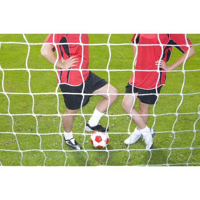 Filet de But de Soccer Portable Filet de Soccer Durable de Remplacement Filets de But Robustes Filet de Poteau d'Entraînement en Polypropylène Format Complet pour Crosse Soccer