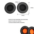 thumbnail image 3 of Ear Pads Cushion Head-mounted Gaming Leather Earpads Hearing Protection Gamer On-Ear Replacement for Kraken Pro 7.1 Headphones Orange, 3 of 9