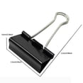 thumbnail image 2 of Dvkptbk Binder Clips electrophoretic dovetail for office long tail Binder Clips, 2 of 2