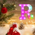 thumbnail image 4 of Colorful Light Up Letters Led Letter Lights with Remote 18 Colors Letters with Lights for Wedding Birthday Party Lamp Christmas Home Bar Decoration - Diamond Design Battery Powered, 4 of 8