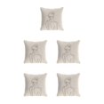 thumbnail image 1 of maskred Soft And Durable Throw Pillows Covers Are Easy To Clean And Fit Home Decoration W0134-1 5Set, 1 of 6