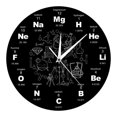 thumbnail image 1 of Math and Wall Clock 12 Inch Non Ticking Math and Decorative Wall Clocks for Living Room Laundry Room, 1 of 8