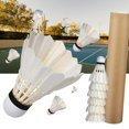 thumbnail image 2 of CHUANK 12 Pcs Ballon d'Entraînement de Badminton Canard Volants de Badminton Durables, 2 of 10