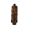 thumbnail image 2 of BLISSFUL STEP Women's Platform Chain Block High Heel Ankle Boots Leopard 7, 2 of 7