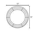 thumbnail image 4 of Lerman Decor's 12" wire wreath, 4 of 4