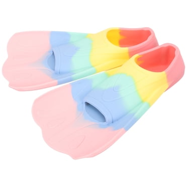 MasteelfCA 1 Paire de Palmes de Natation Confortables Palmes de Natation en Silicone Flexibles Palmes de Natation Portatives pour Enfants