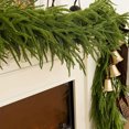 thumbnail image 4 of Artificial Pine Needle Garland 300cm Realistic Christmas Rattan Wreath Decoration Plastic Greenery Vine for Home Mantel Wall Door Fireplace Indoor Outdoor Party Bedroom Office Table Decor, 4 of 9