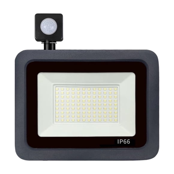 Projecteur à DEL 10W 20W 30W 50W 100W Étanche PIR avec Détecteur de Mouvement, Lampe Murale Extérieure, Projecteur