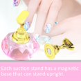 thumbnail image 3 of CNKOO 6pcs Nail Tips Stand Holder Alloy Nail Art Rhinestone Display Tip Holder Salon DIY Practice Manicure Tool  Colorful, 3 of 6