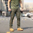 thumbnail image 3 of Men’s Cargo Pants Practical Workwear for Outdoor Activities Product Title Men’s Overalls Pants Pants Outdoor Elastic Loose Soft Pants Spring And Autumn Pants, 3 of 4