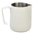 thumbnail image 3 of Milk Frother Pitcher, Clean 304 Stainless Steel Frothing Pitcher Professional Safe Food Grade Fall Resistant With Pointed  For Coffee Machine White,Black,Yellow, 3 of 8