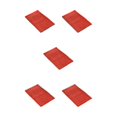 thumbnail image 2 of Youkk Polyester Chenille Bath Mat - Strong Water Absorption Exquisite Crafted Soft Texture No Shedding Orange Red 40cm*60cm 5Set, 2 of 6