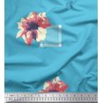 thumbnail image 1 of Soimoi Poly Georgette Fabric Square & Floral Artistic Print Fabric by The Yard 52 Inch Wide, 1 of 1