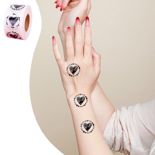 Valentines Day Gifts,Small Gift Bags,Heart Stickers Roll 1 Inch Valentines Day Love Shape Labels Waterproof Removable for Crafts Envelopes Boxes Gift Tags Bags Wedding 500 Pcs,Valentine Gift Bags