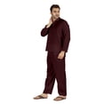 thumbnail image 3 of Inkmeso SolidNightwearSet For Men's Short Sleeve Pjs Loungewear Sets Soft Cotton Designer Sleepwear, 3 of 7