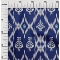 thumbnail image 1 of oneOone Cotton Poplin Fabric Geometric Ikat Printed Fabric 1 Yard 42 Inch Wide, 1 of 4