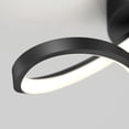 thumbnail image 4 of Artika Loop Modern LED Ceiling Light Fixture Black, 4 of 8