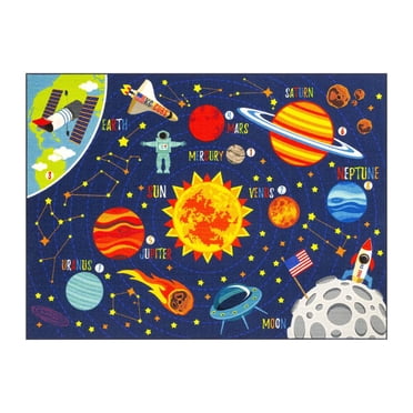 KC Cubs cosmos éducatif tapis et tapis de route de zone pour les chambres des infants et la salle de jeux